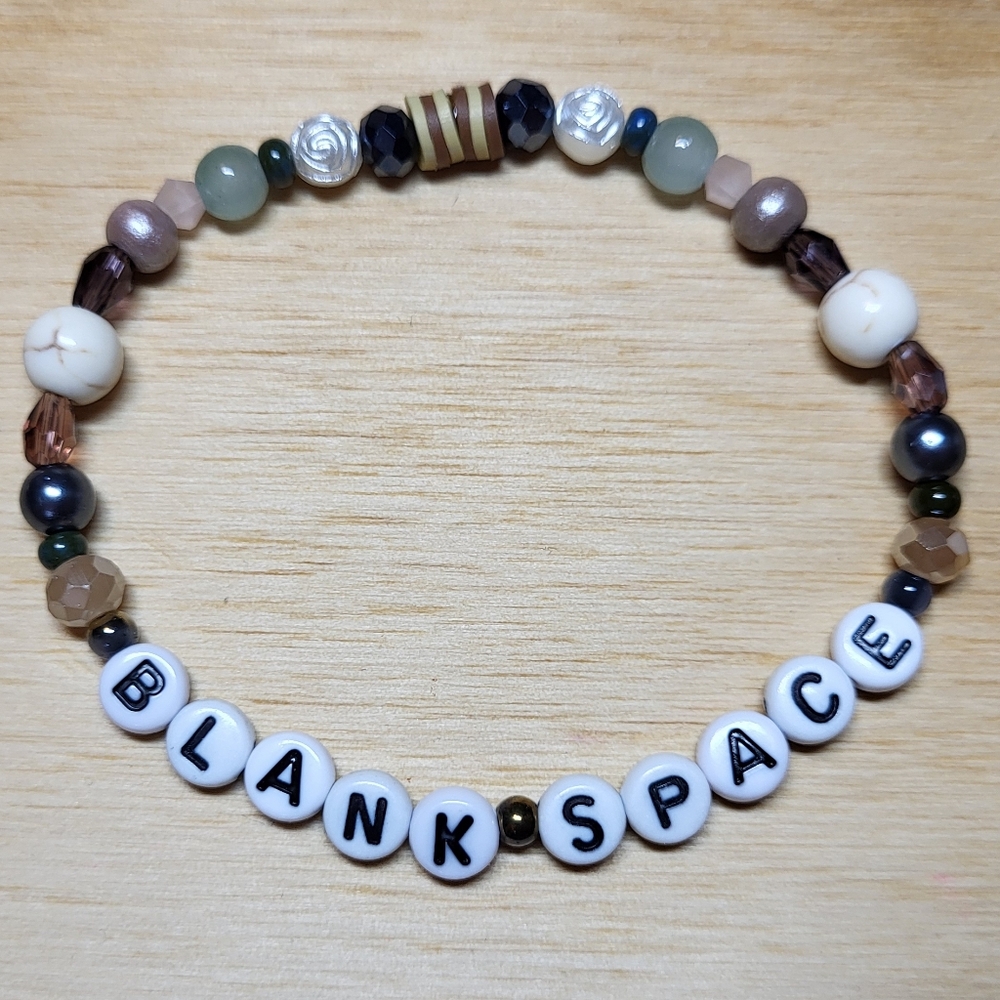 Blank Space- Taylor Swift Friendship Bracelet, Size 8"